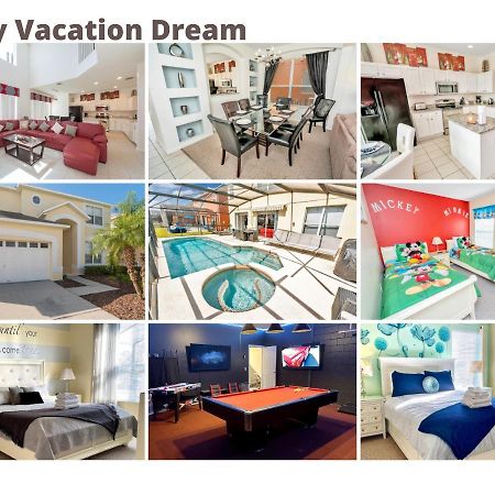 Disney Dream With Hot Tub, Pool, Xbox, Games Room, Lakeview, 10 Min To Disney, Clubhouse Kissimmee Luaran gambar