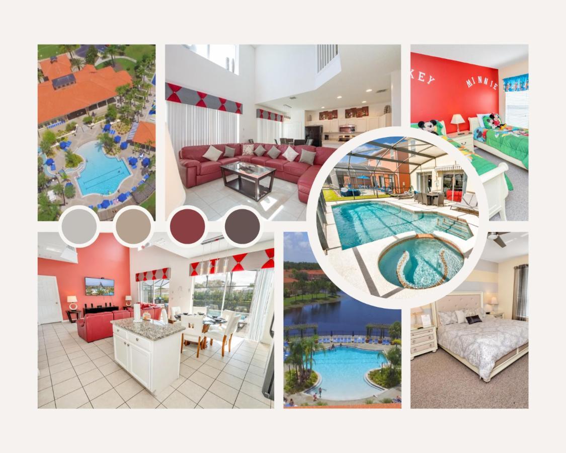 Disney Dream With Hot Tub, Pool, Xbox, Games Room, Lakeview, 10 Min To Disney, Clubhouse Kissimmee Luaran gambar